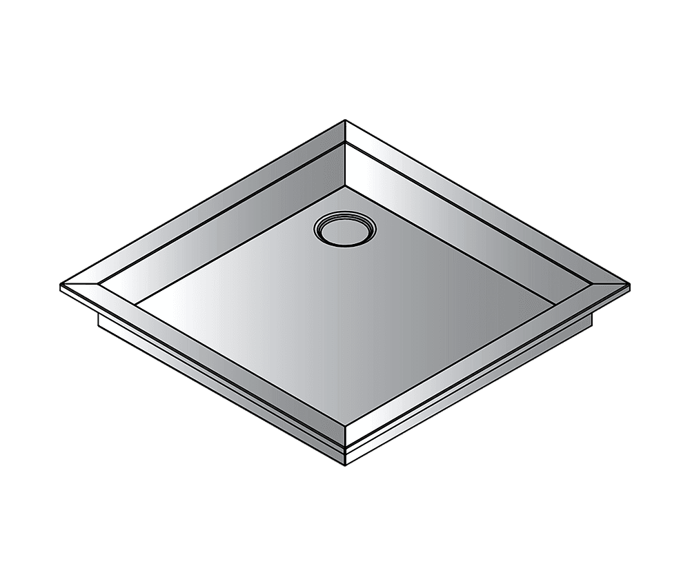 NRH-7575 Paslanmaz Çelik Duş Teknesi