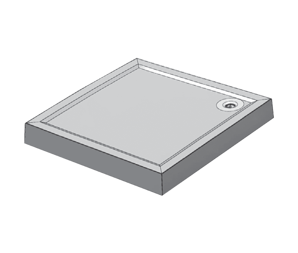 NRH-8080M Paslanmaz Çelik Duş Teknesi