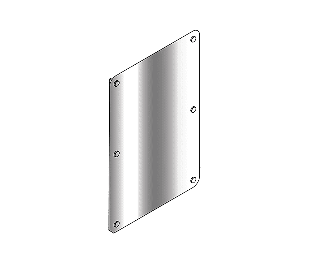 NRM-6040 Paslanmaz Çelik Düz Ayna