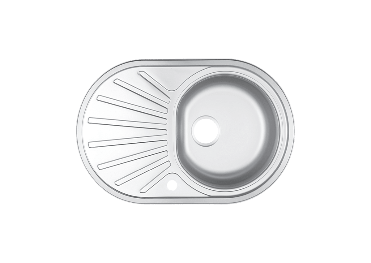 NRS-109 Paslanmaz Çelik Ankastre Evye