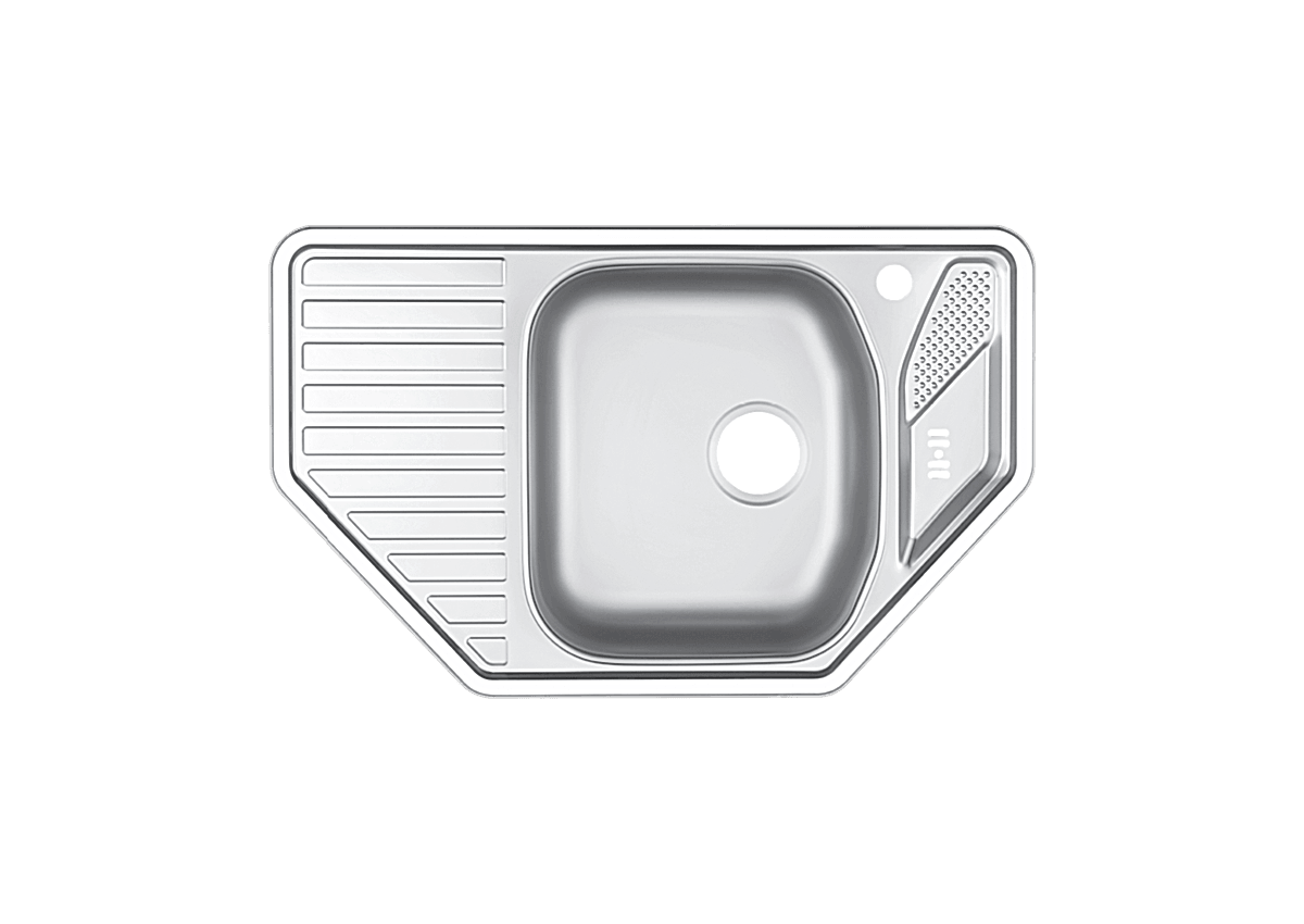 NRS-115 Paslanmaz Çelik Ankastre Evye