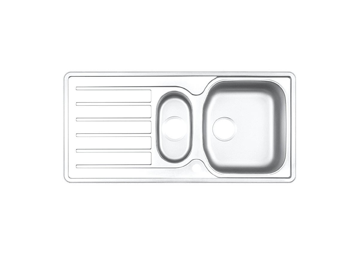 NRS-117 Paslanmaz Çelik Ankastre Evye