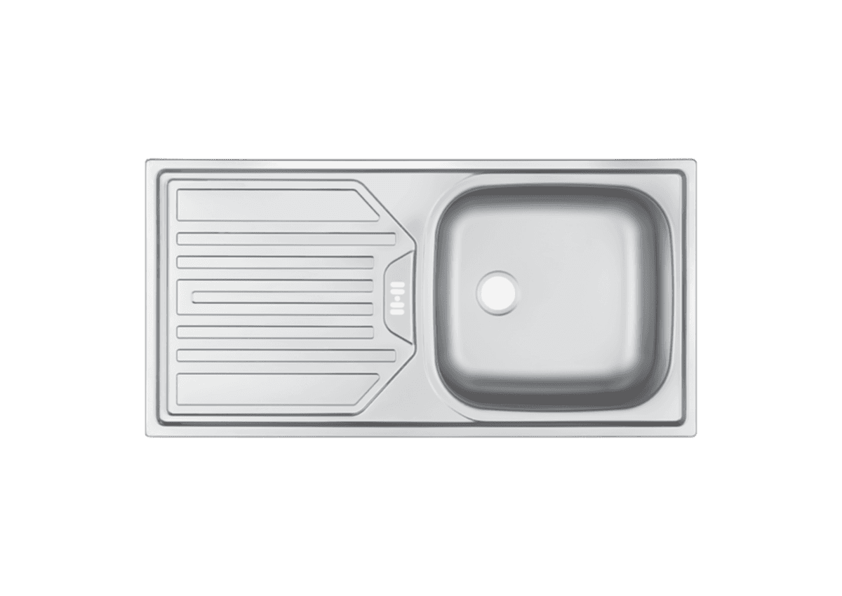 NRS-120 Paslanmaz Çelik Ankastre Evye