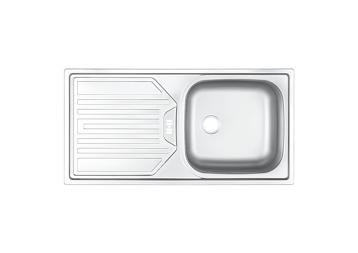 NRS-123 Paslanmaz Çelik Ankastre Evye