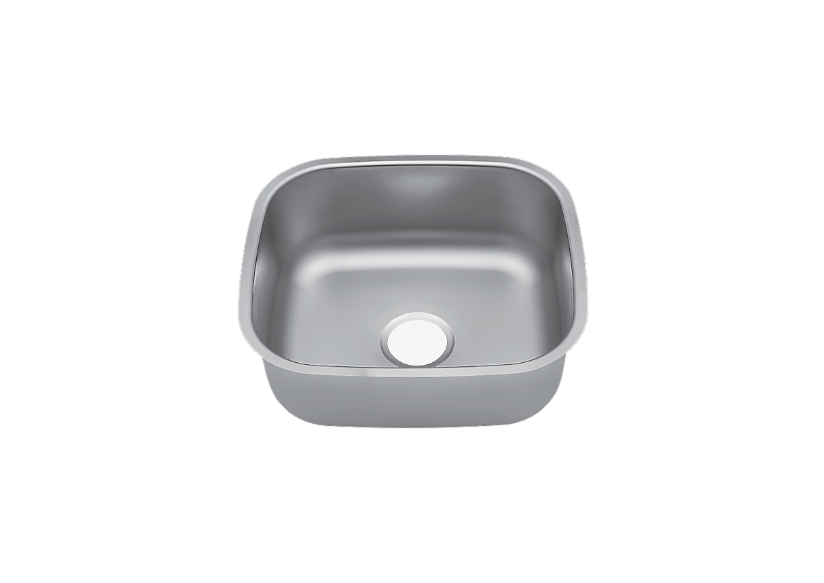 NRS-128 Paslanmaz Çelik Tezgah Altı Evye