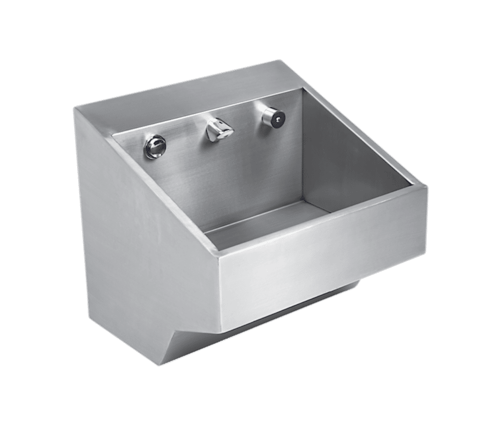 NRB-606W Paslanmaz Çelik Vandal Proof Kübic Lavabo