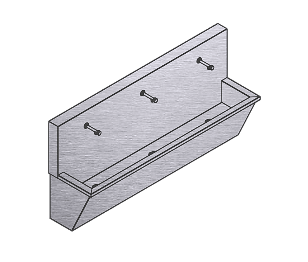 NRB-653-180 Paslanmaz Çelik Doktor El Yıkama Lavabosu - Yalak Tip