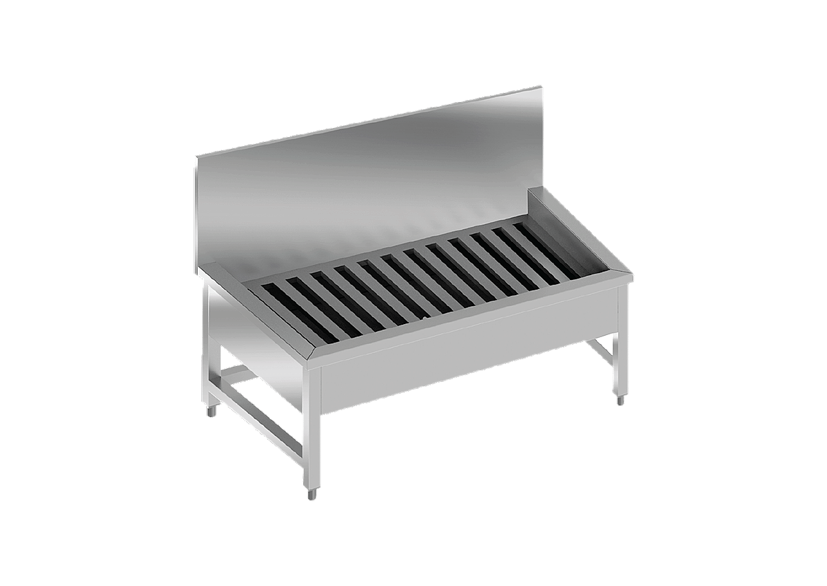 Paslanmaz Çelik Kazan Yıkama Tezgahı