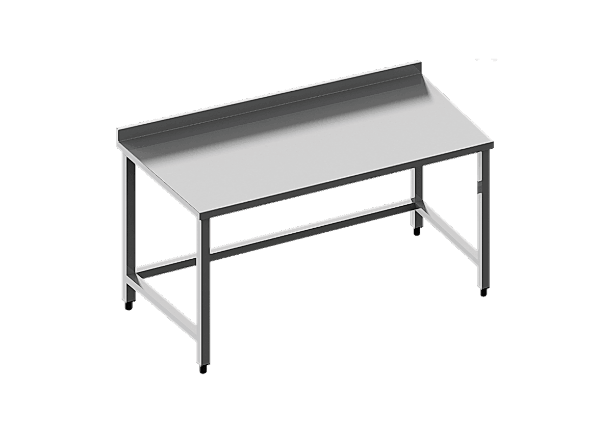 Paslanmaz Çelik Rafsız Tezgah